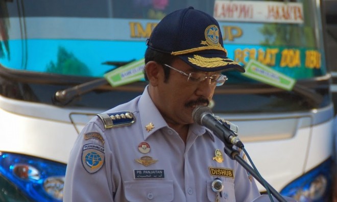 Kepala Dinas Perhubungan Provinsi Jambi Benhard Pandjaitan   